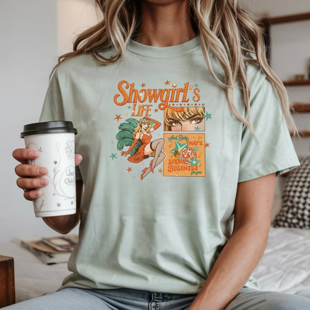 Showgirl Life Era T-Shirt – Vintage Aesthetic Graphic Tee product image 12
