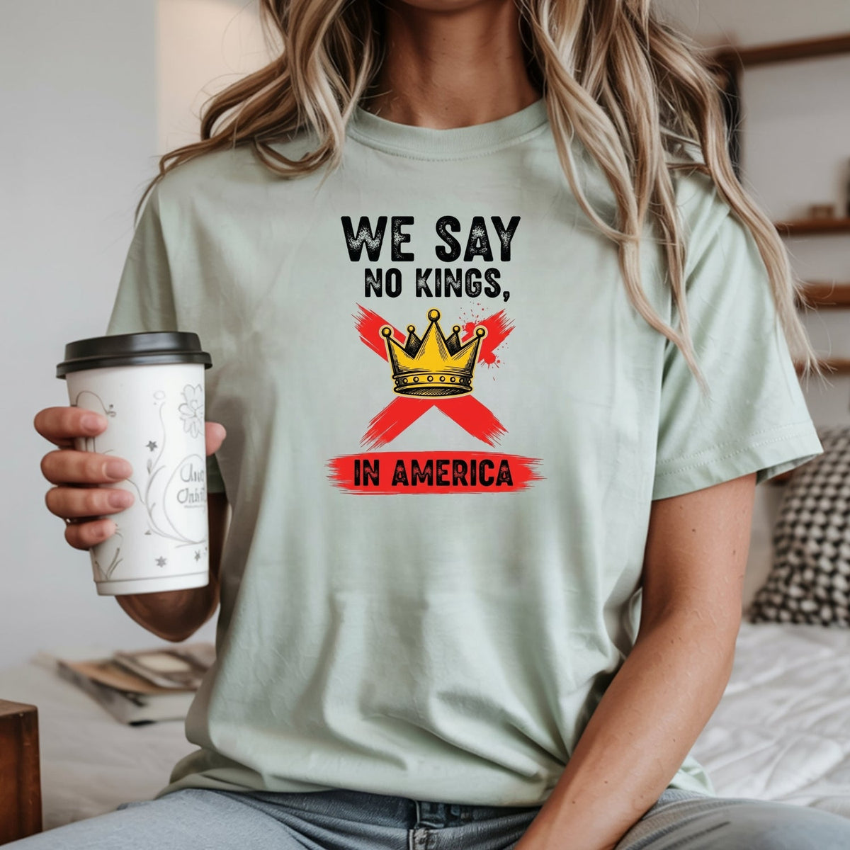 No Kings Day 2.0 T-Shirt – Liberty Inspired Patriotic product image 8