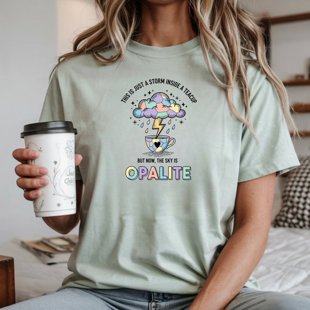 Storm in a Teacup Shirt – Opalite Sky Romantic Graphic Tee product image 9