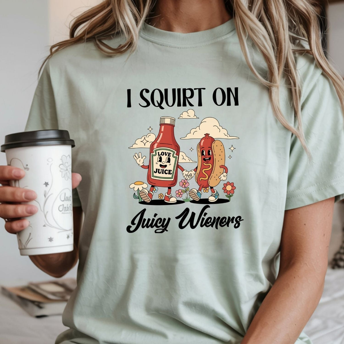 Funny Hot Dog T-Shirt - Retro Food Pun Tee - Inappropriate product image 9