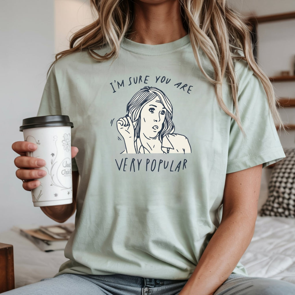 I’m Sure You’re Very Popular Shirt – Sarcastic Funny Quote product image 10