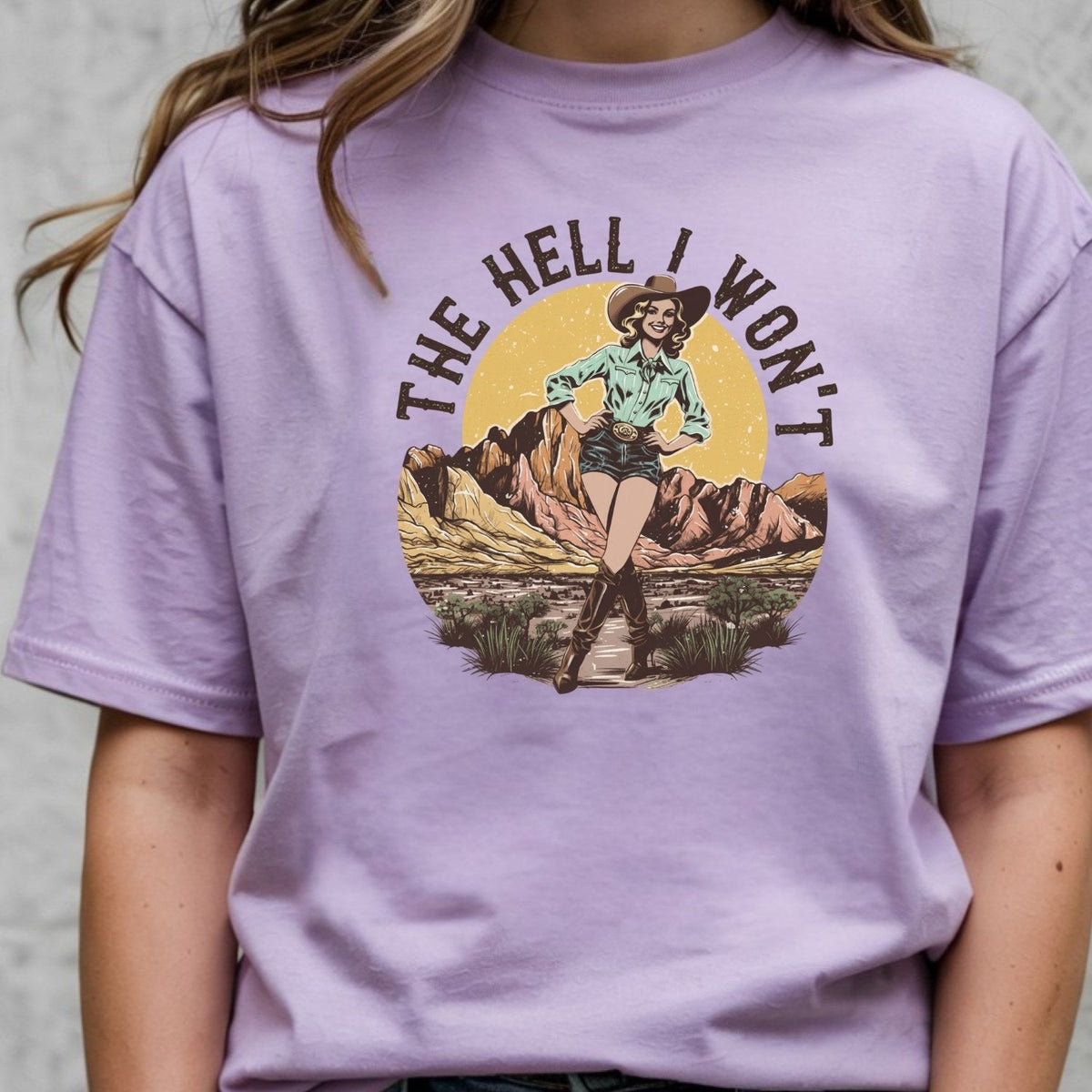 The Hell I Won’t T-Shirt – Retro Feminist Tee, Equality & product image 7