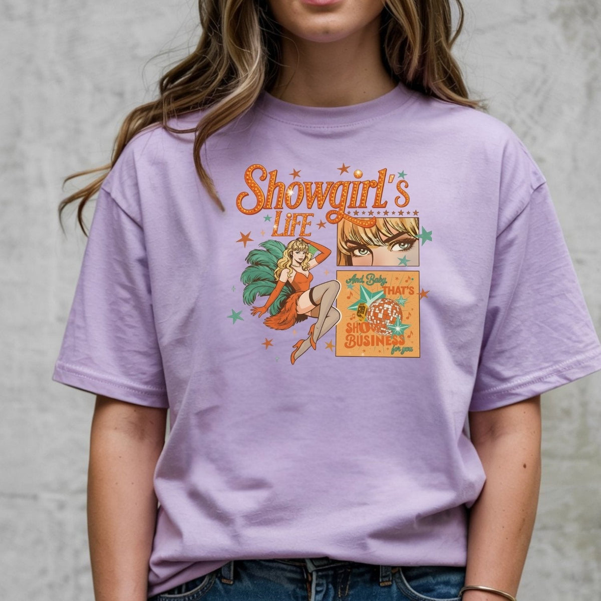 Showgirl Life Era T-Shirt – Vintage Aesthetic Graphic Tee product image 13
