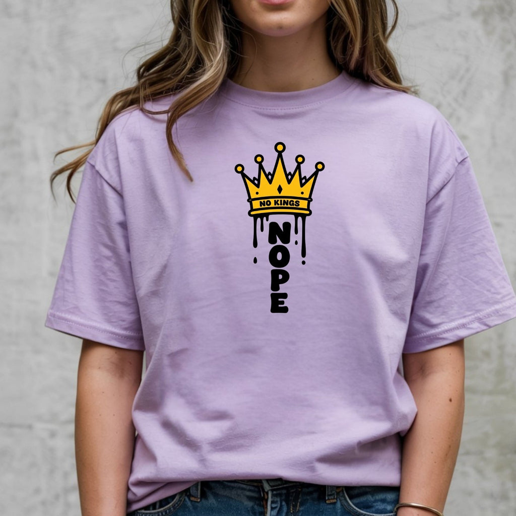 No Kings T-Shirt – Crown Graphic Tee, Patriotic Freedom product image 11