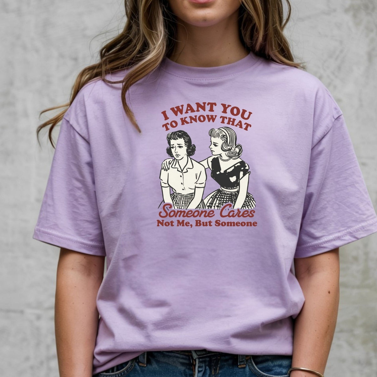 Someone Cares T-Shirt – Retro Sarcastic Tee – Snarky Humor product image 10