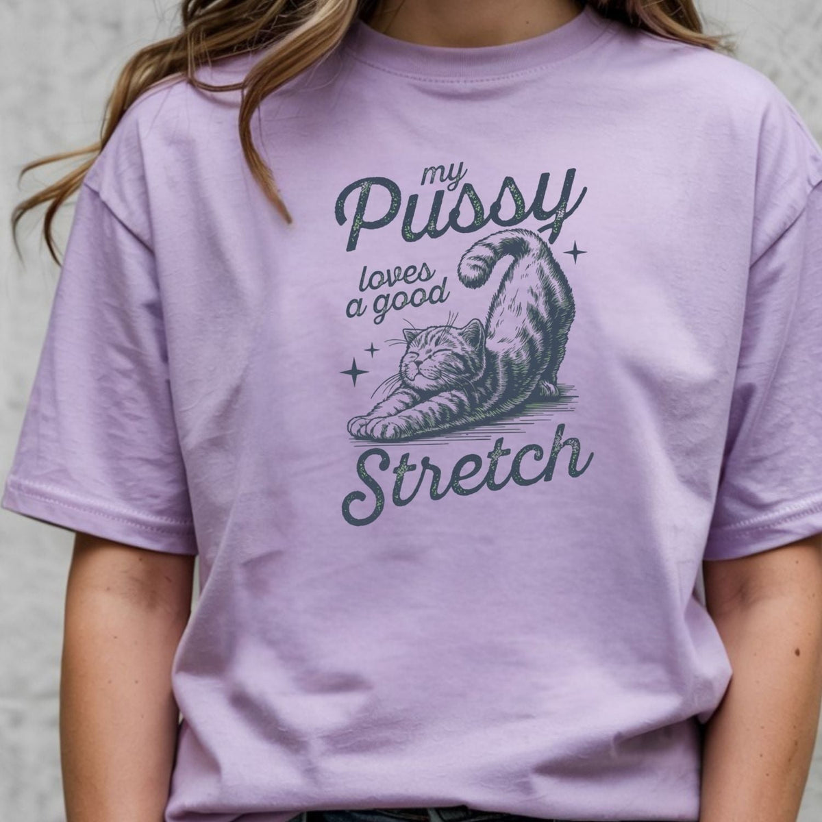 Cheeky Cat Shirt – Funny Stretching Tee, Retro Humor Gift product image 10