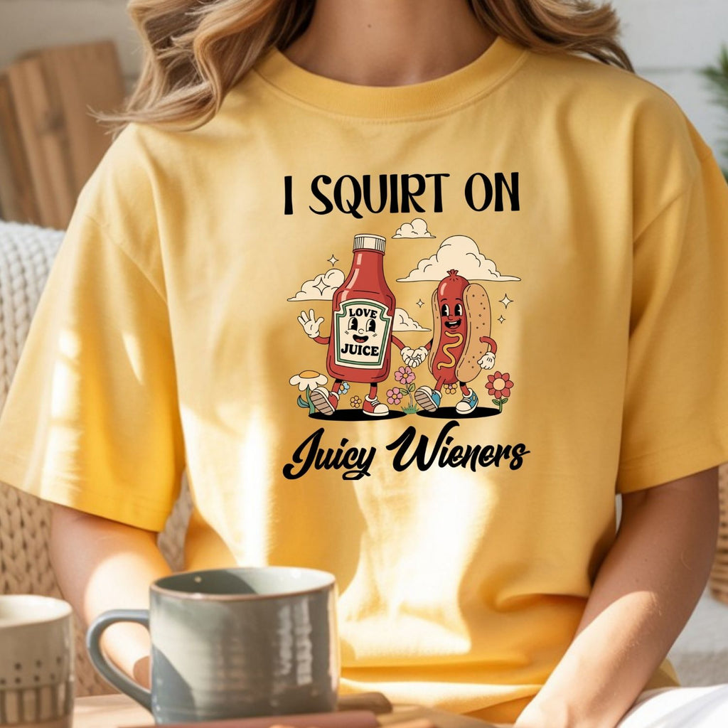 Funny Hot Dog T-Shirt - Retro Food Pun Tee - Inappropriate product image 11