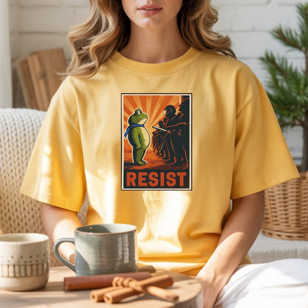 Portland Frog Shirt – Funny Rebel Graphic Tee – No Kings in product image 21
