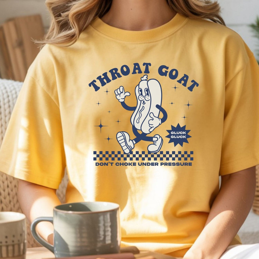 Funny Throat Goat Meme T-Shirt - Retro Inappropriate Shirt product image 10