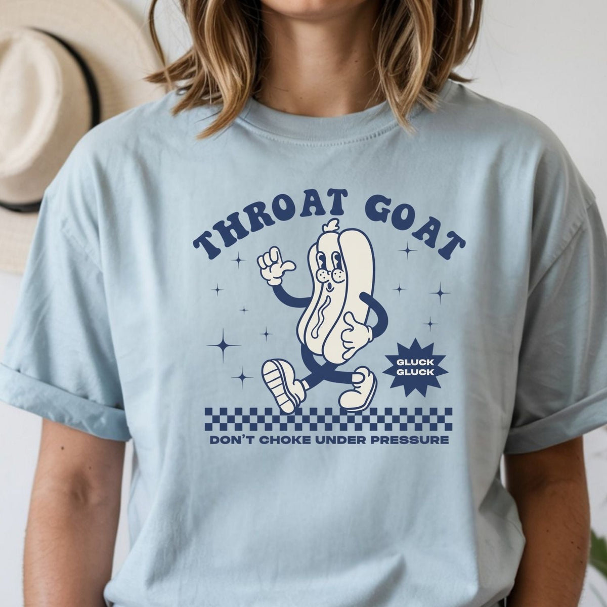 Funny Throat Goat Meme T-Shirt - Retro Inappropriate Shirt product image 11