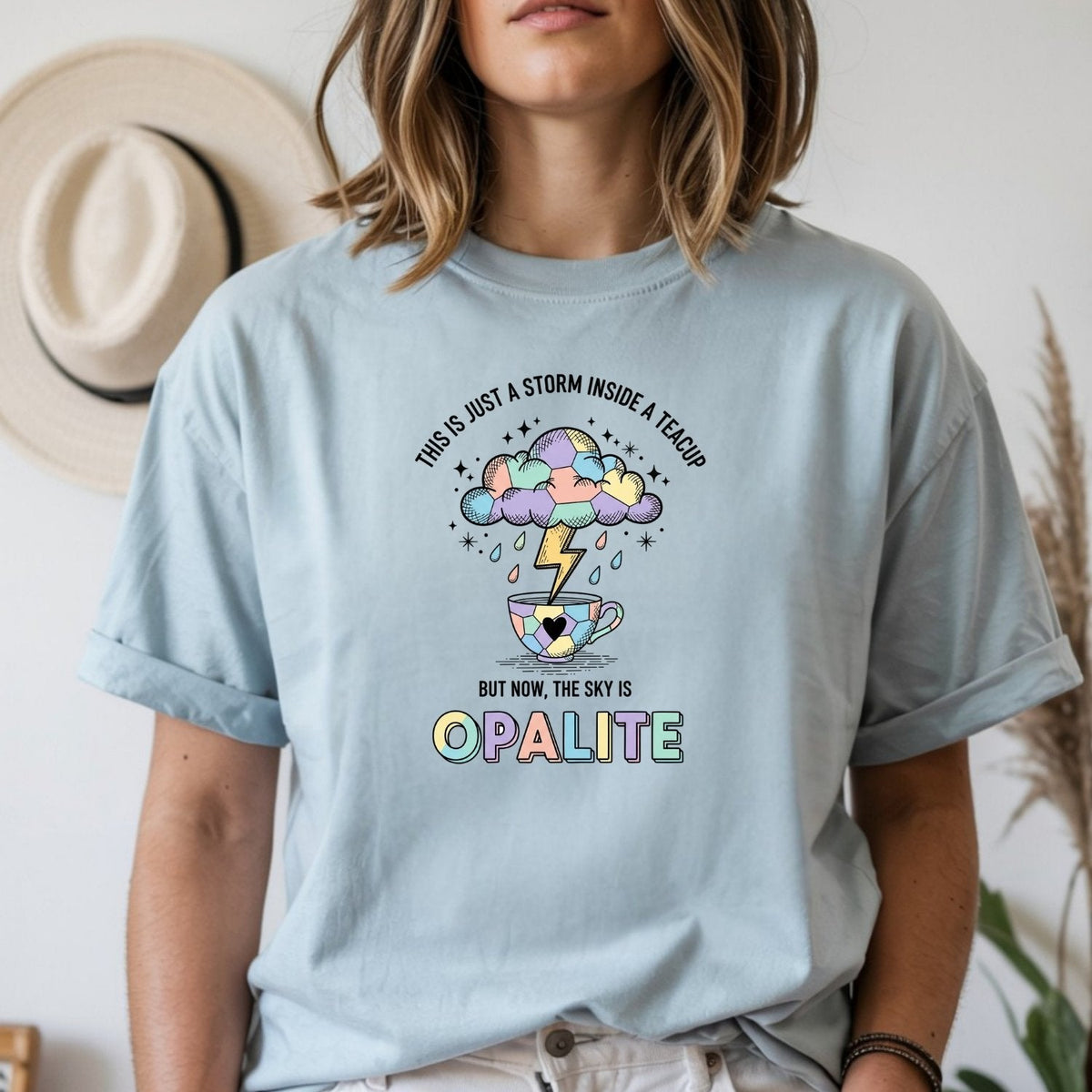 Storm in a Teacup Shirt – Opalite Sky Romantic Graphic Tee product image 13