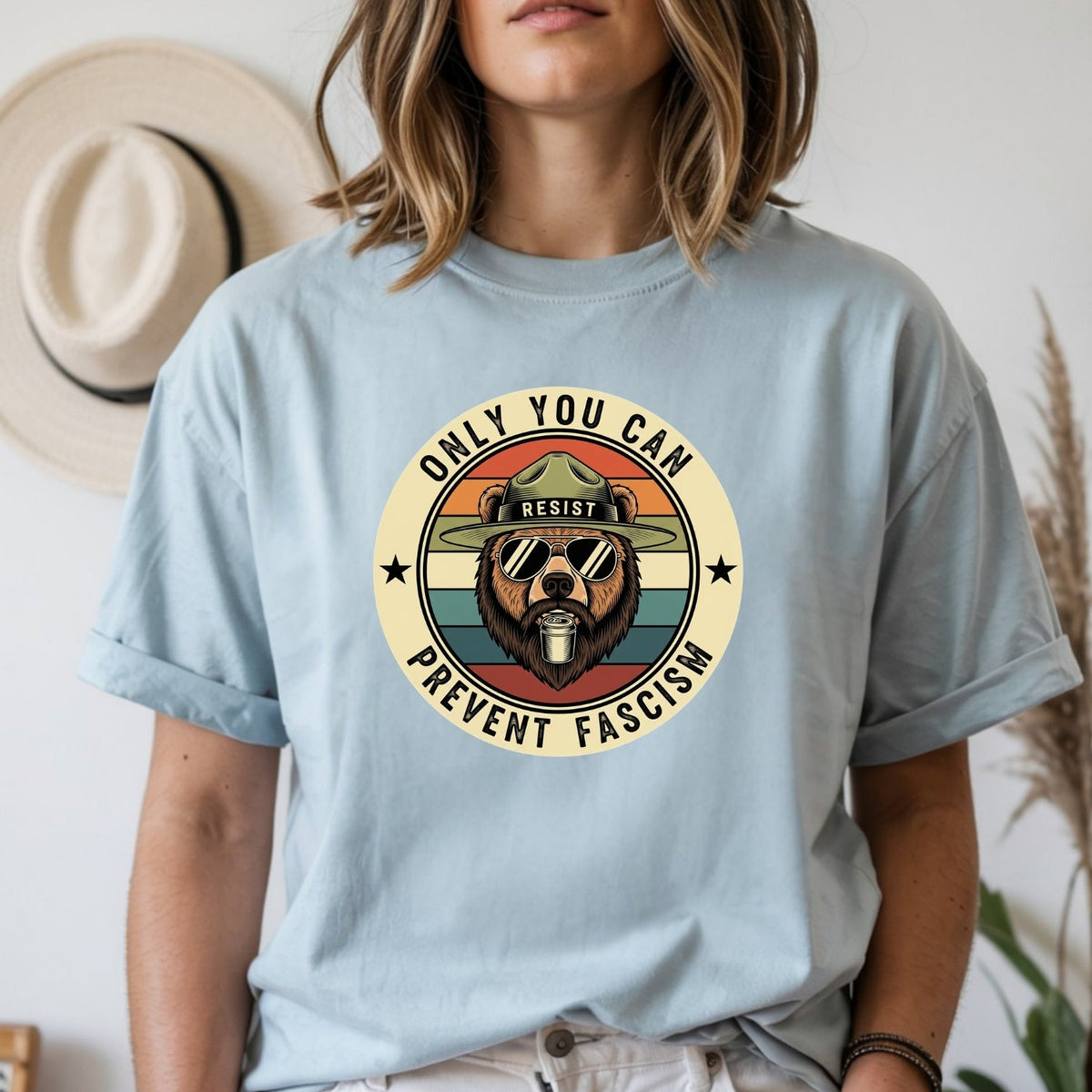 Retro Forest Ranger Bear T-Shirt – Funny Environmental product image 18