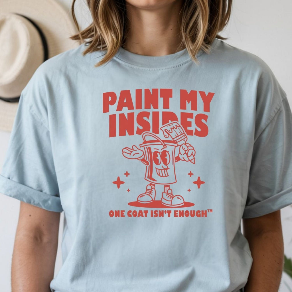 Retro Paint Can Mascot T-Shirt - Funny Art Graphic Tee product image 9