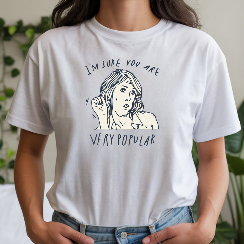 I’m Sure You’re Very Popular Shirt – Sarcastic Funny Quote product image 15