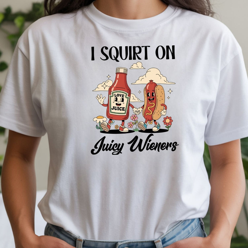 Funny Hot Dog T-Shirt - Retro Food Pun Tee - Inappropriate product image 13
