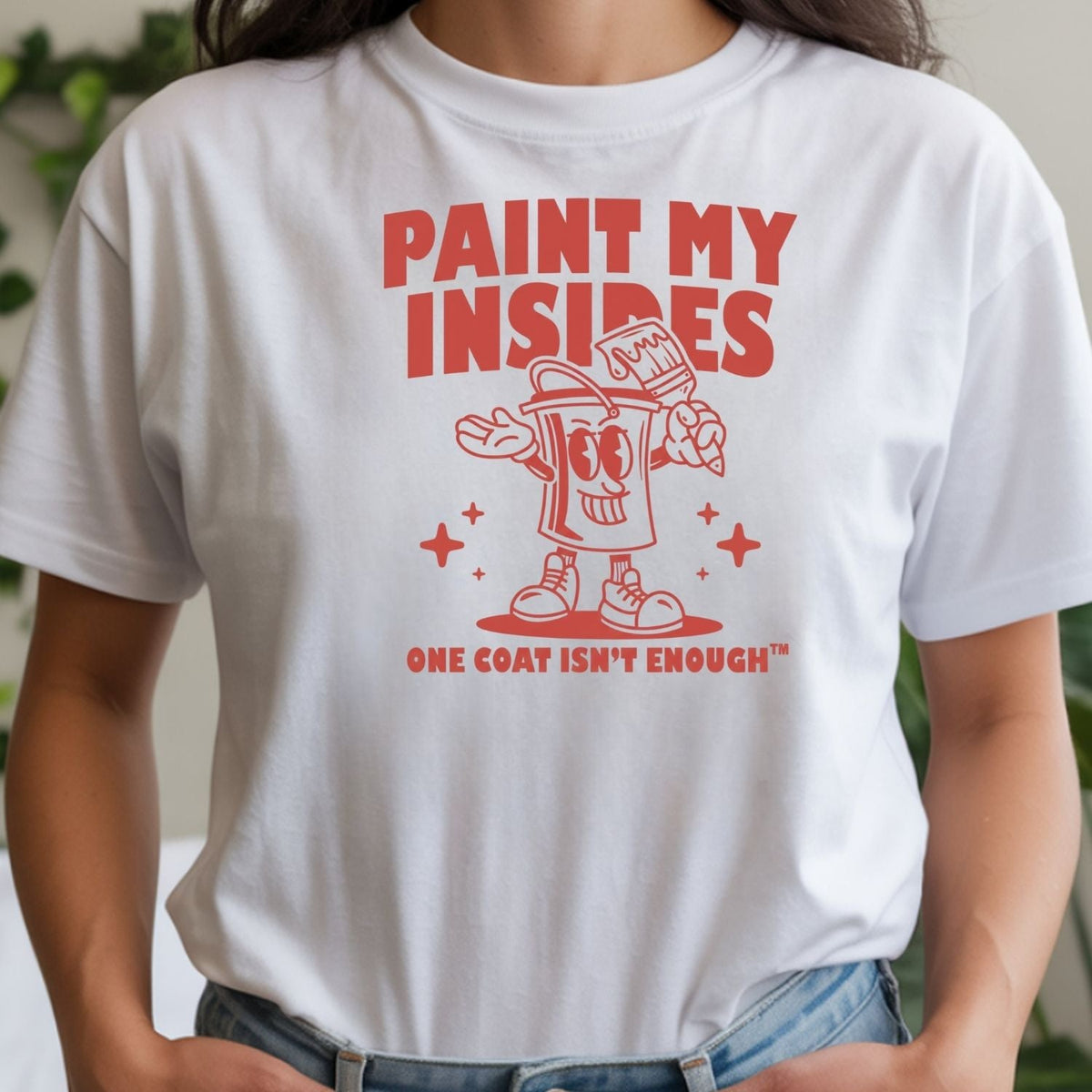 Retro Paint Can Mascot T-Shirt - Funny Art Graphic Tee product image 10