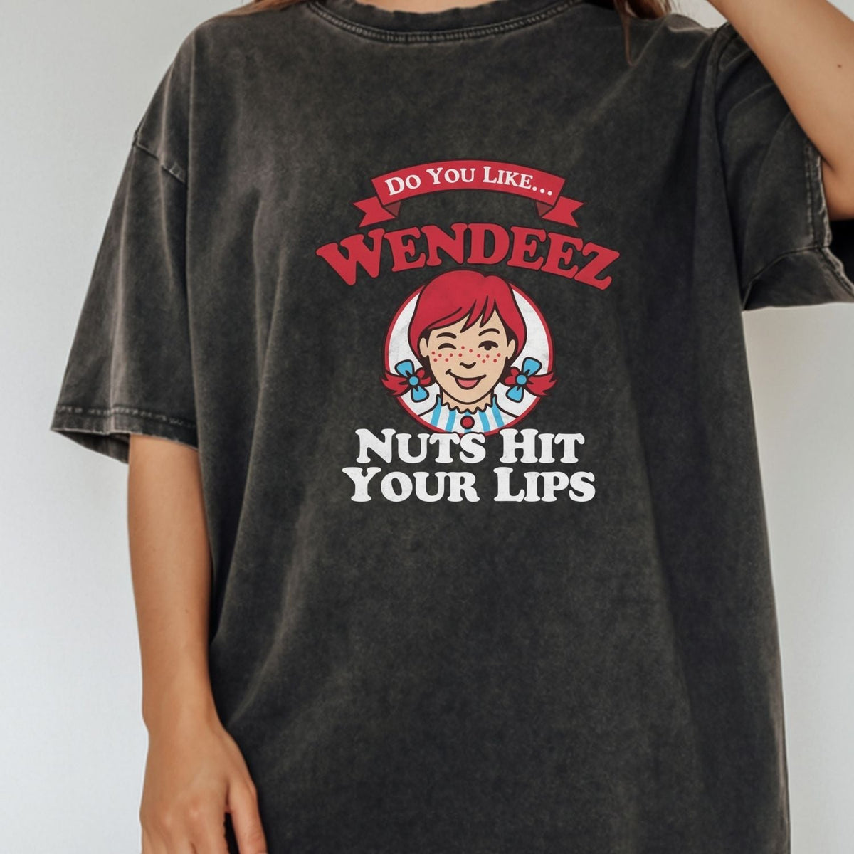 Wendeez Nuts Hit Your Lips Funny Retro Meme Shirt – Cheeky product image 18