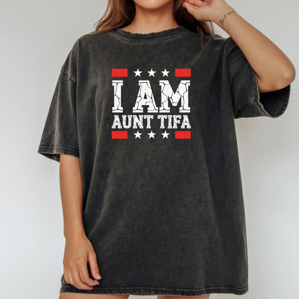 I Am Aunt Tifa Shirt – Funny Meme Graphic Tee for Aunts product image 11