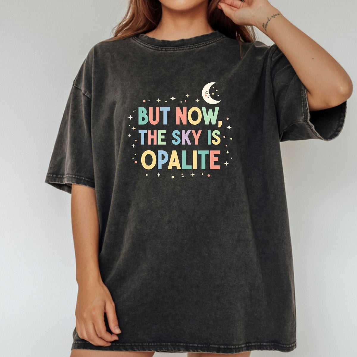 Opalite Showgirl Graphic Tee – Poetic Romantic Pastel Shirt product image 13