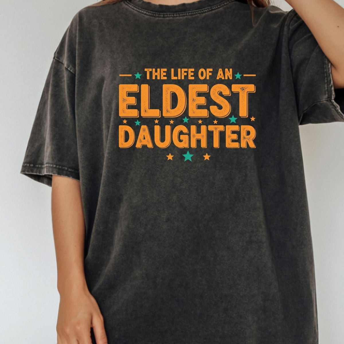 The Life of an Eldest Daughter Shirt - Orange Sister Tee product image 11