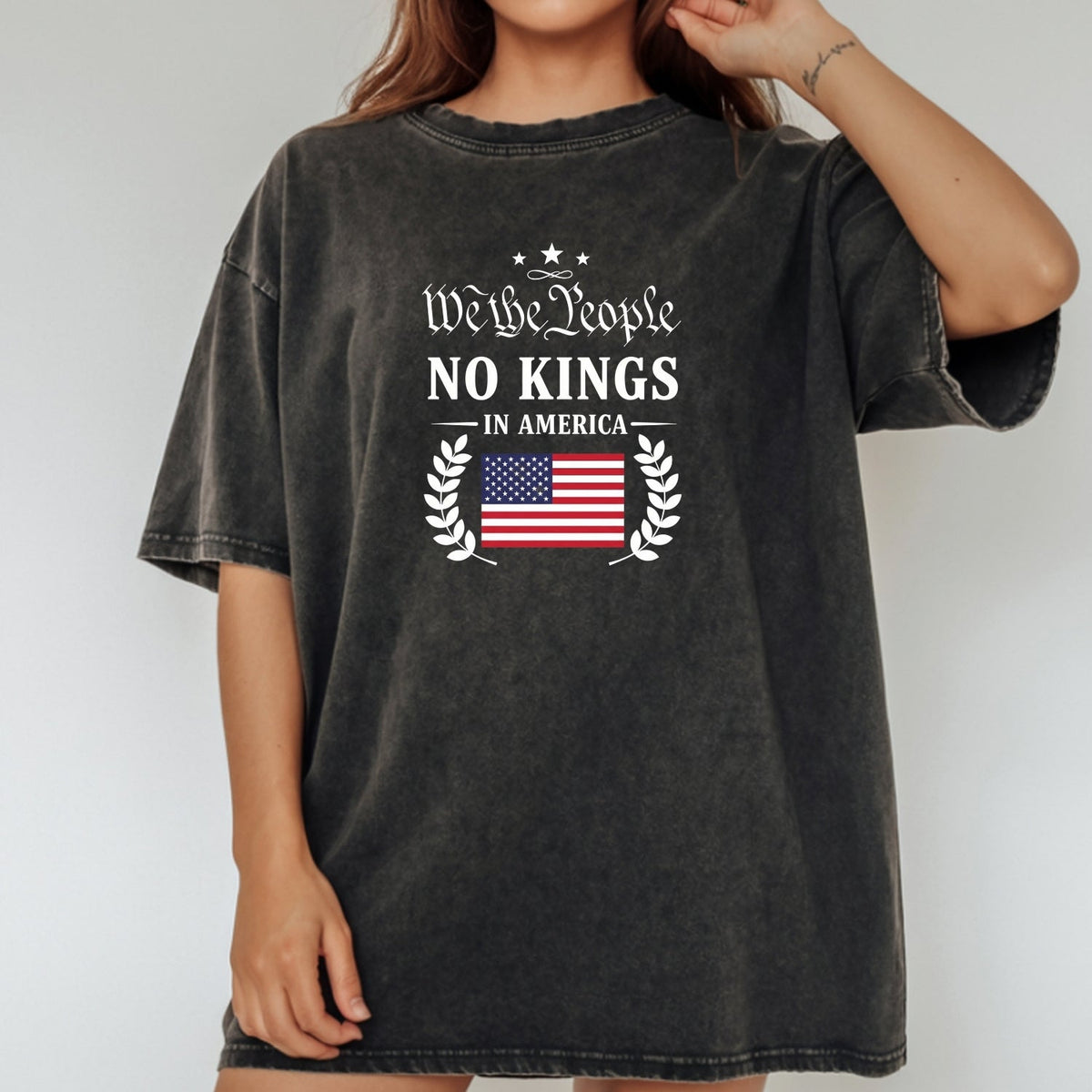 No Kings in America Tee – Liberty & Democracy Statement product image 19