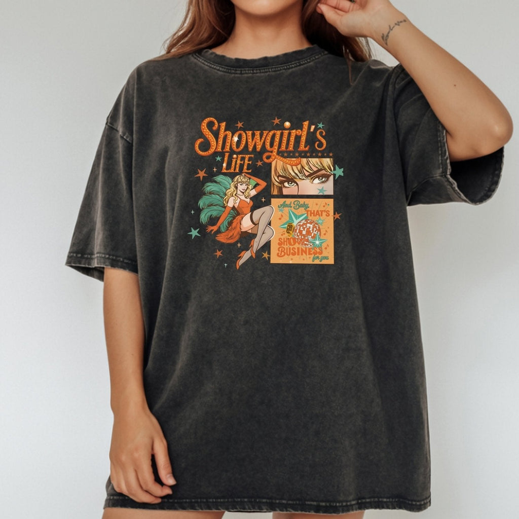 Showgirl Life Era T-Shirt – Vintage Aesthetic Graphic Tee product image 15