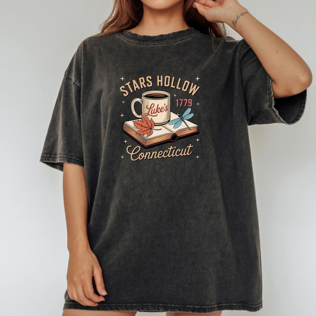 Retro Coffee Shop Tee – Stars Hollow Connecticut 1779 product image 20