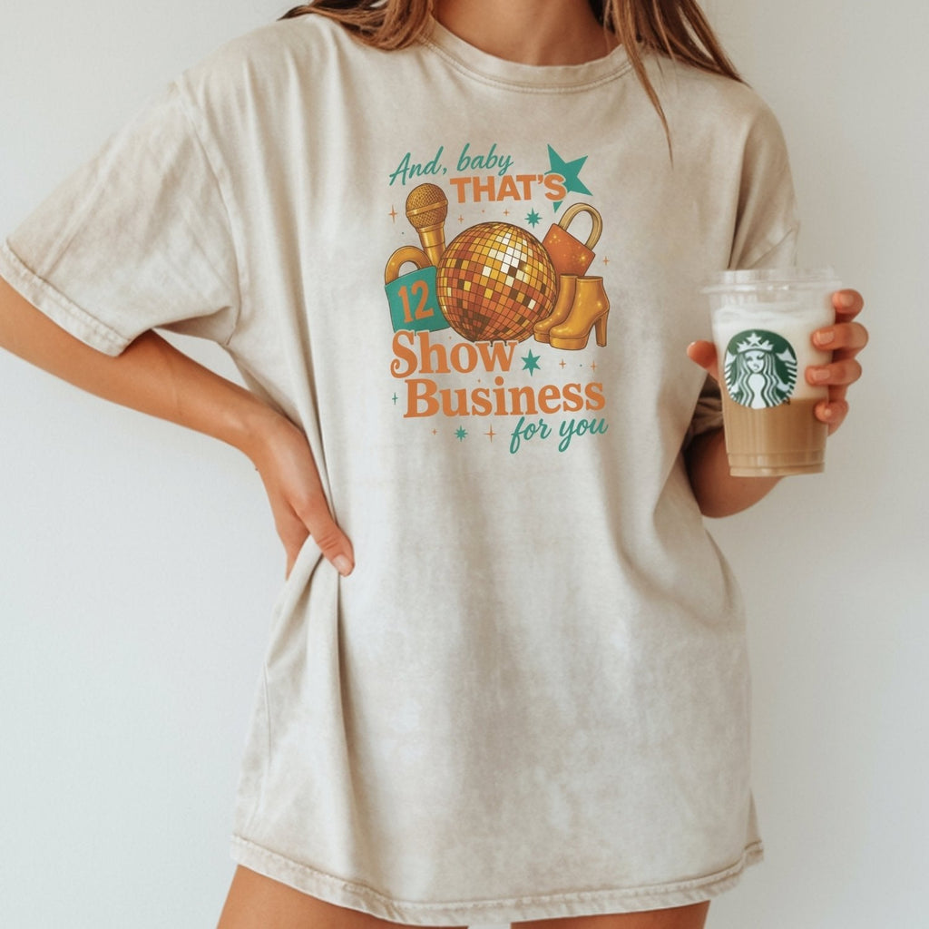 Showgirl Life T-Shirt – Vintage Show Business Graphic Tee product image 1