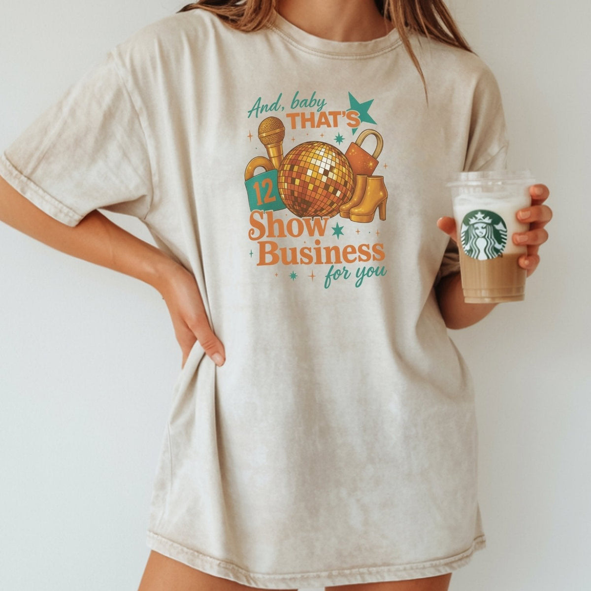 Showgirl Life T-Shirt – Vintage Show Business Graphic Tee product image 1