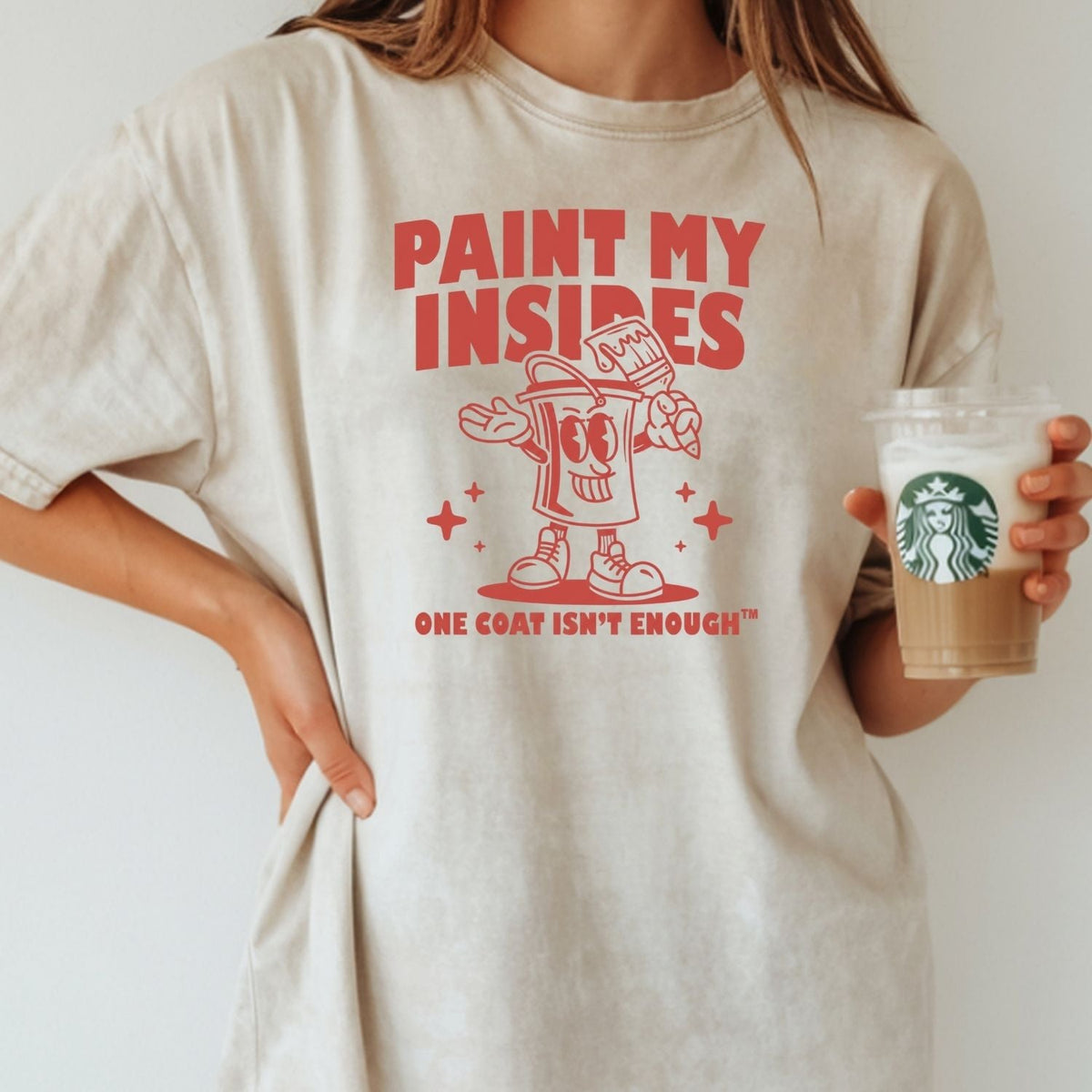 Retro Paint Can Mascot T-Shirt - Funny Art Graphic Tee product image 11