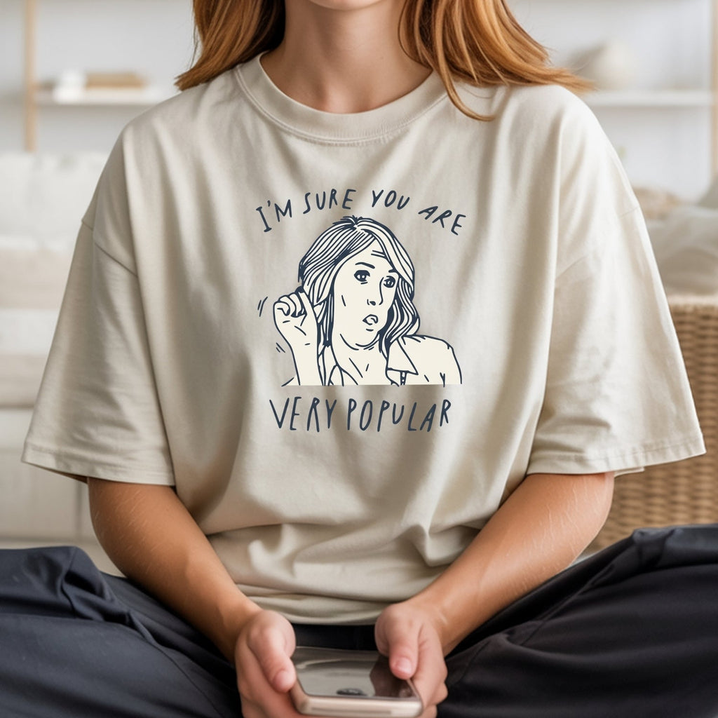 I’m Sure You’re Very Popular Shirt – Sarcastic Funny Quote product image 17