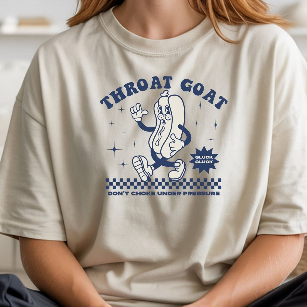 Funny Throat Goat Meme T-Shirt - Retro Inappropriate Shirt product image 14
