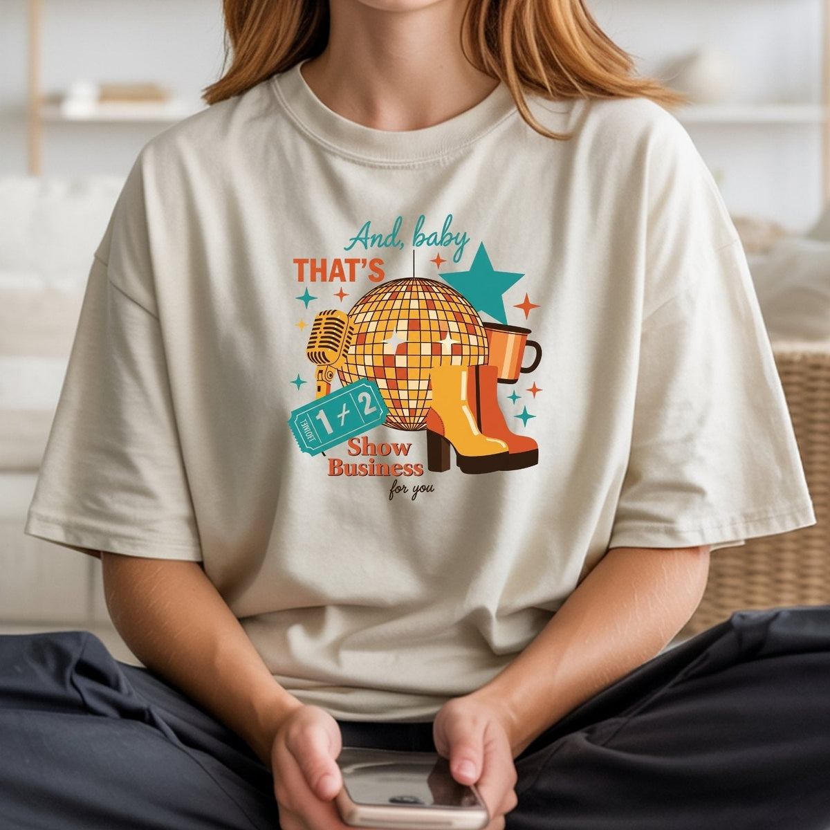 Showgirl Life T-Shirt – Retro Show Business Classic Graphic product image 18