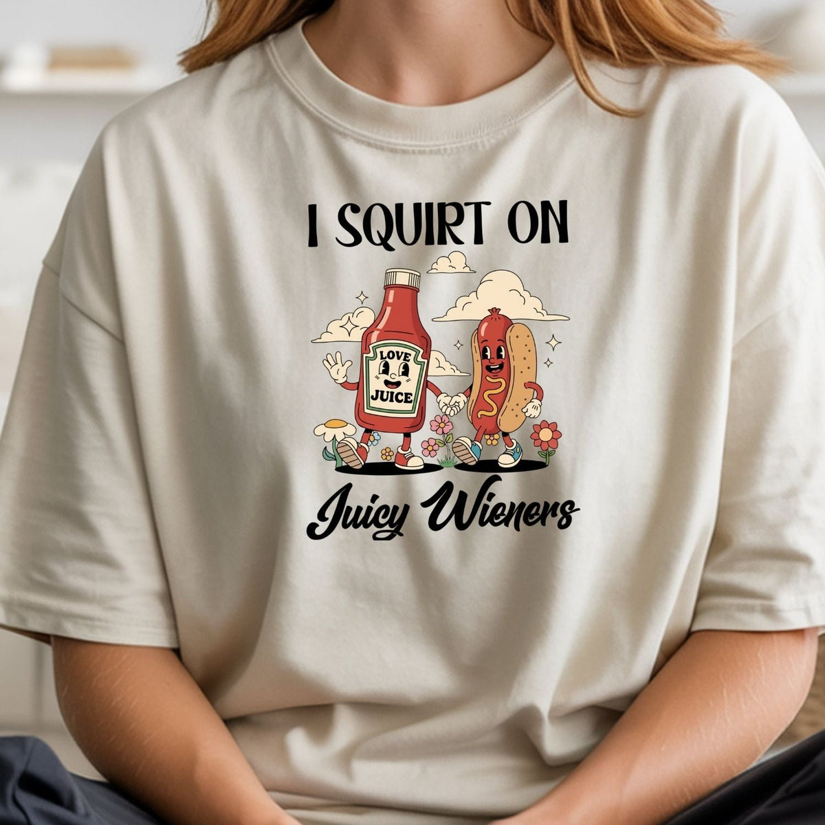 Funny Hot Dog T-Shirt - Retro Food Pun Tee - Inappropriate product image 15