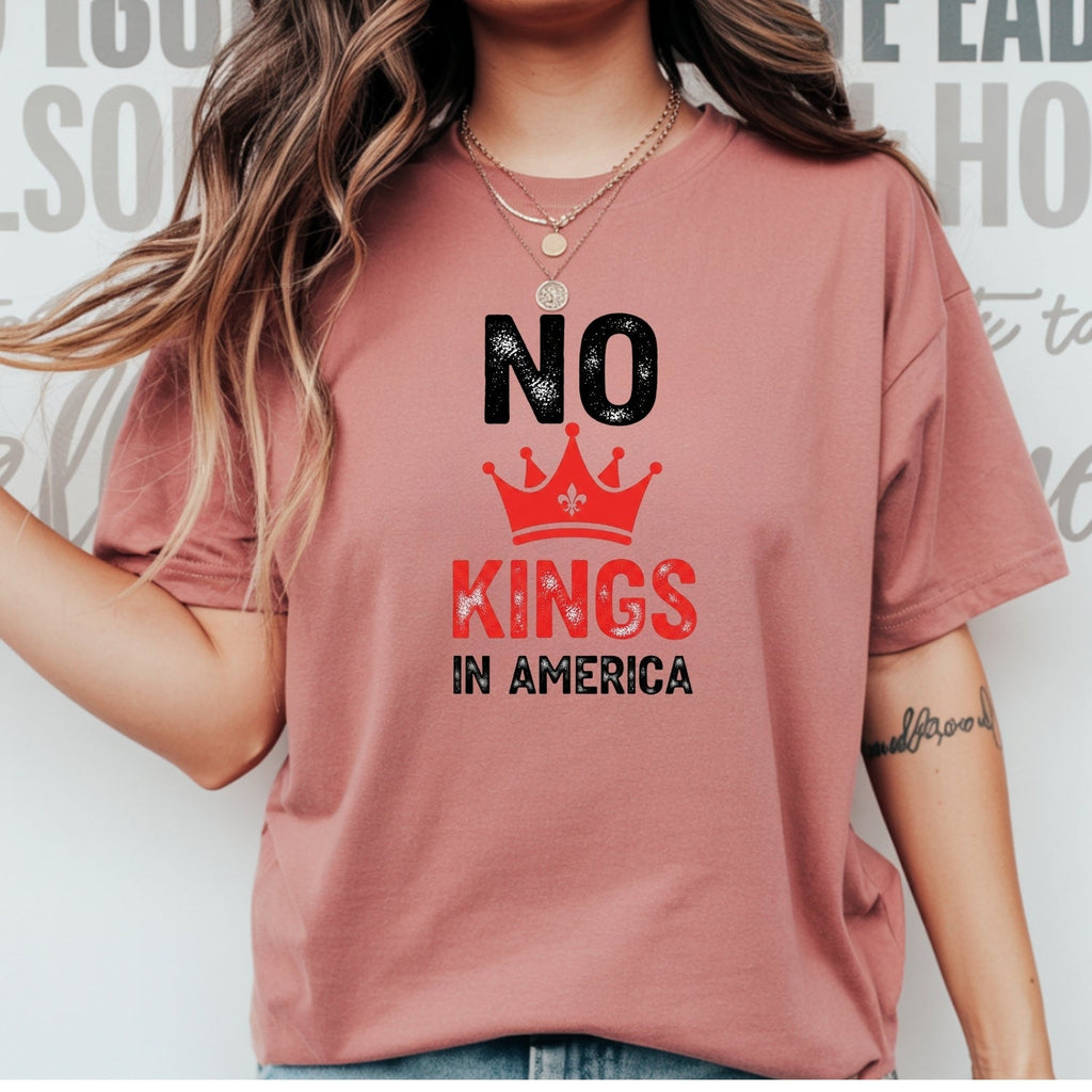 No Kings in America T-Shirt – Patriotic Democracy Tee – product image 14