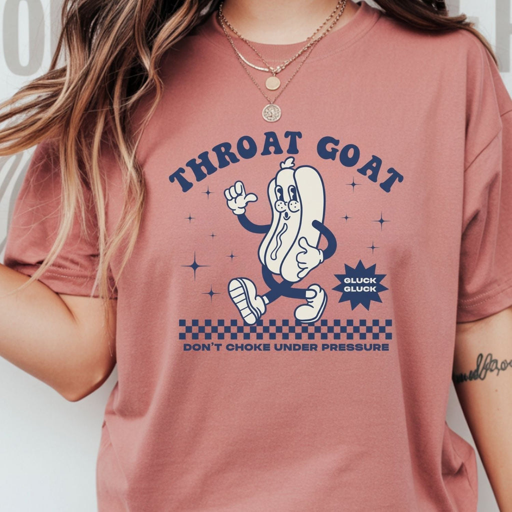 Funny Throat Goat Meme T-Shirt - Retro Inappropriate Shirt product image 15