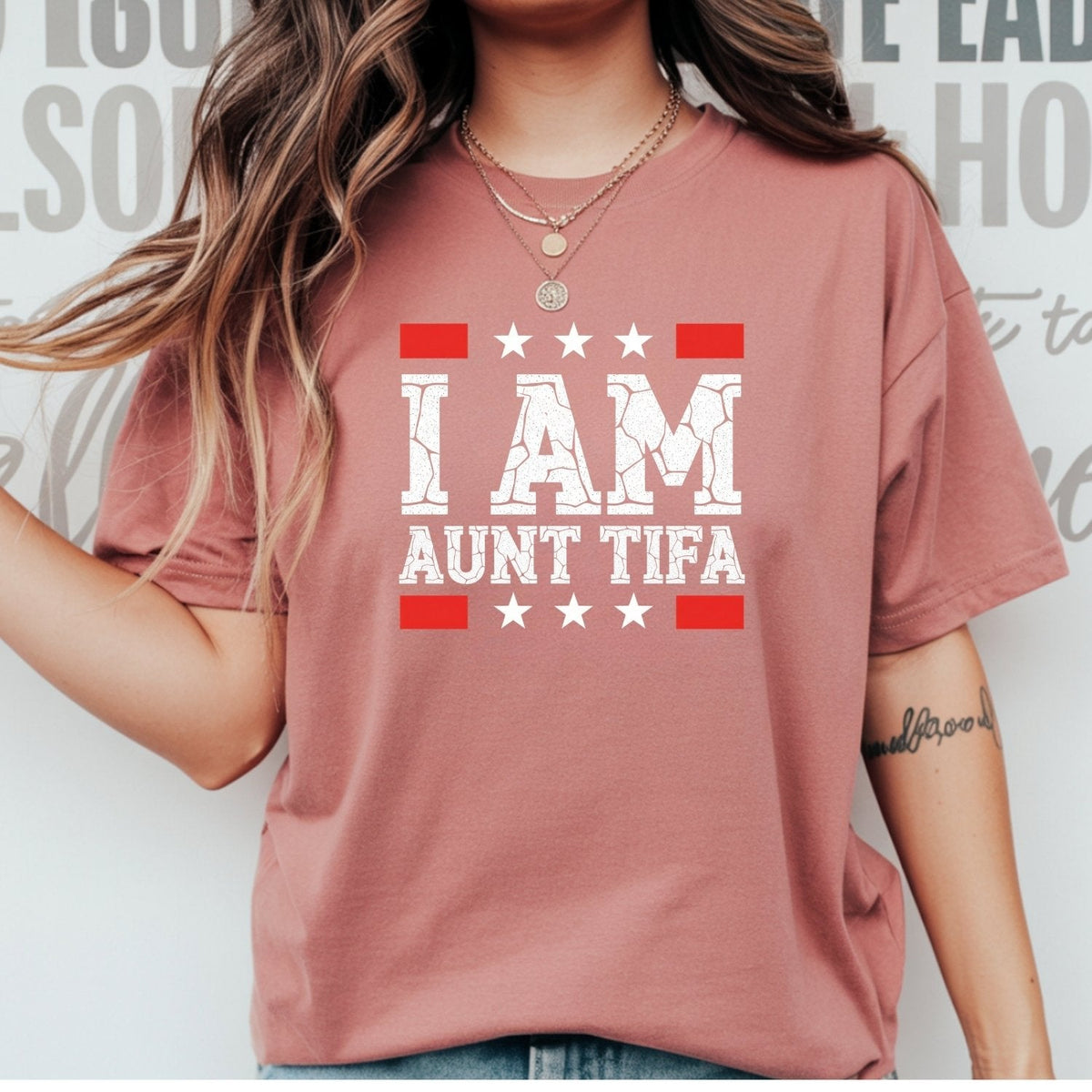 I Am Aunt Tifa Shirt – Funny Meme Graphic Tee for Aunts product image 12