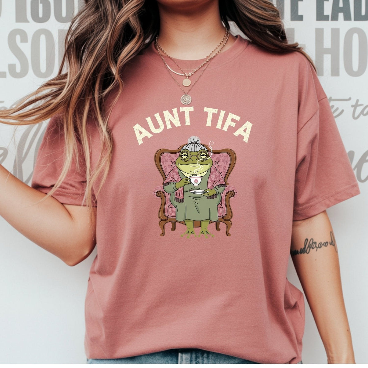 Aunt Tifa Graphic Tee – Funny Internet Meme Style T-Shirt product image 11