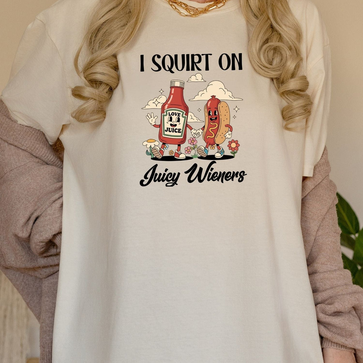 Funny Hot Dog T-Shirt - Retro Food Pun Tee - Inappropriate product image 16