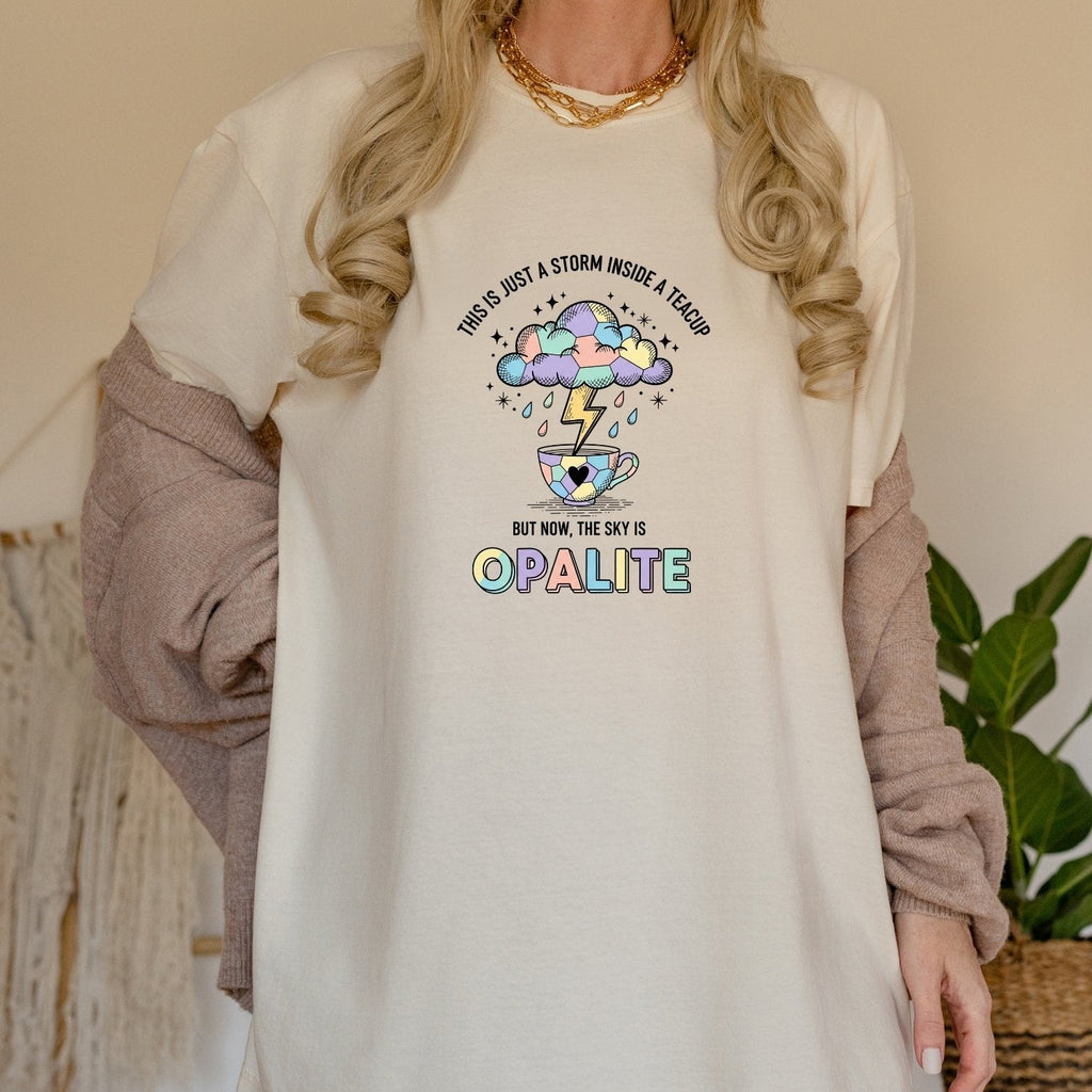 Storm in a Teacup Shirt – Opalite Sky Romantic Graphic Tee product image 17