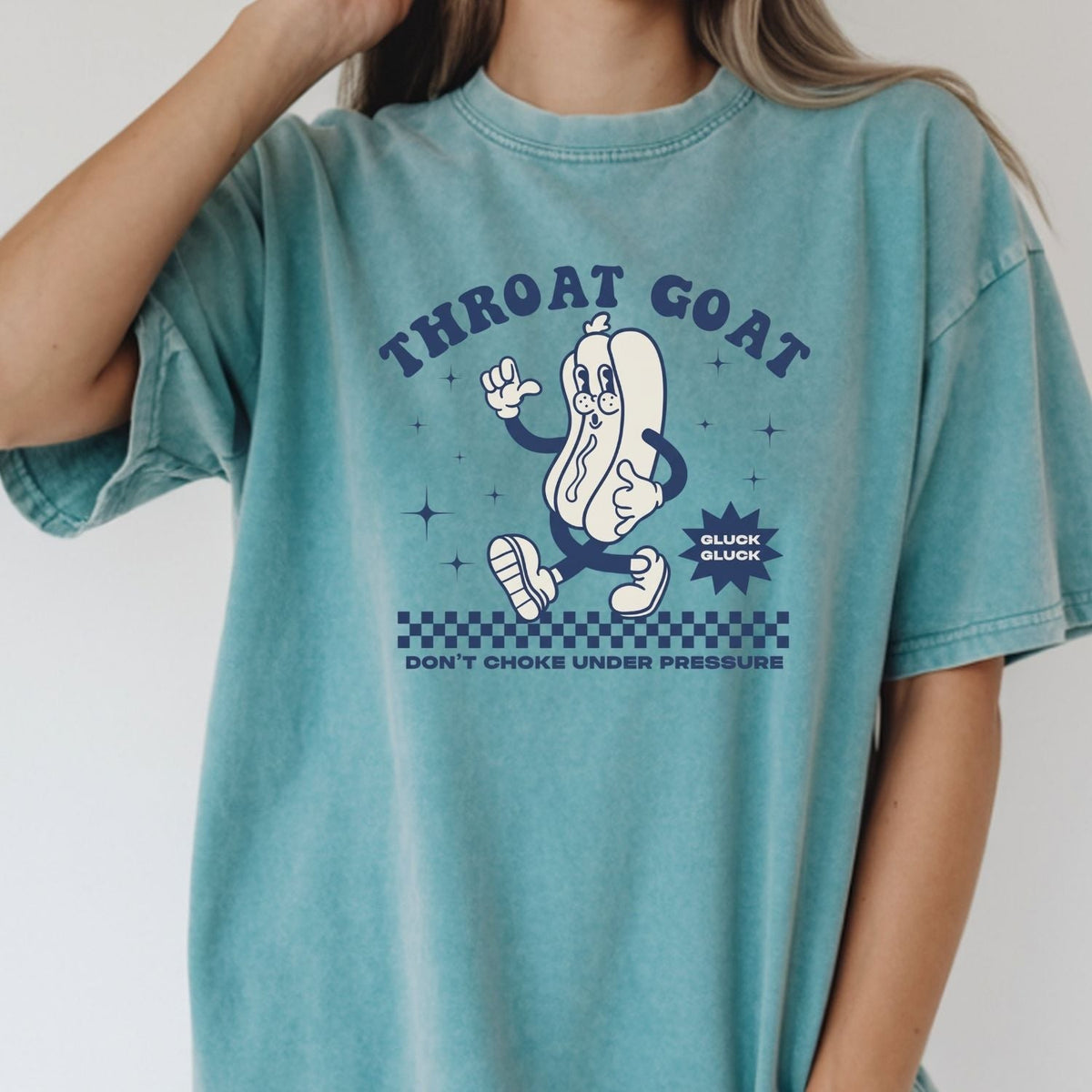 Funny Throat Goat Meme T-Shirt - Retro Inappropriate Shirt product image 16