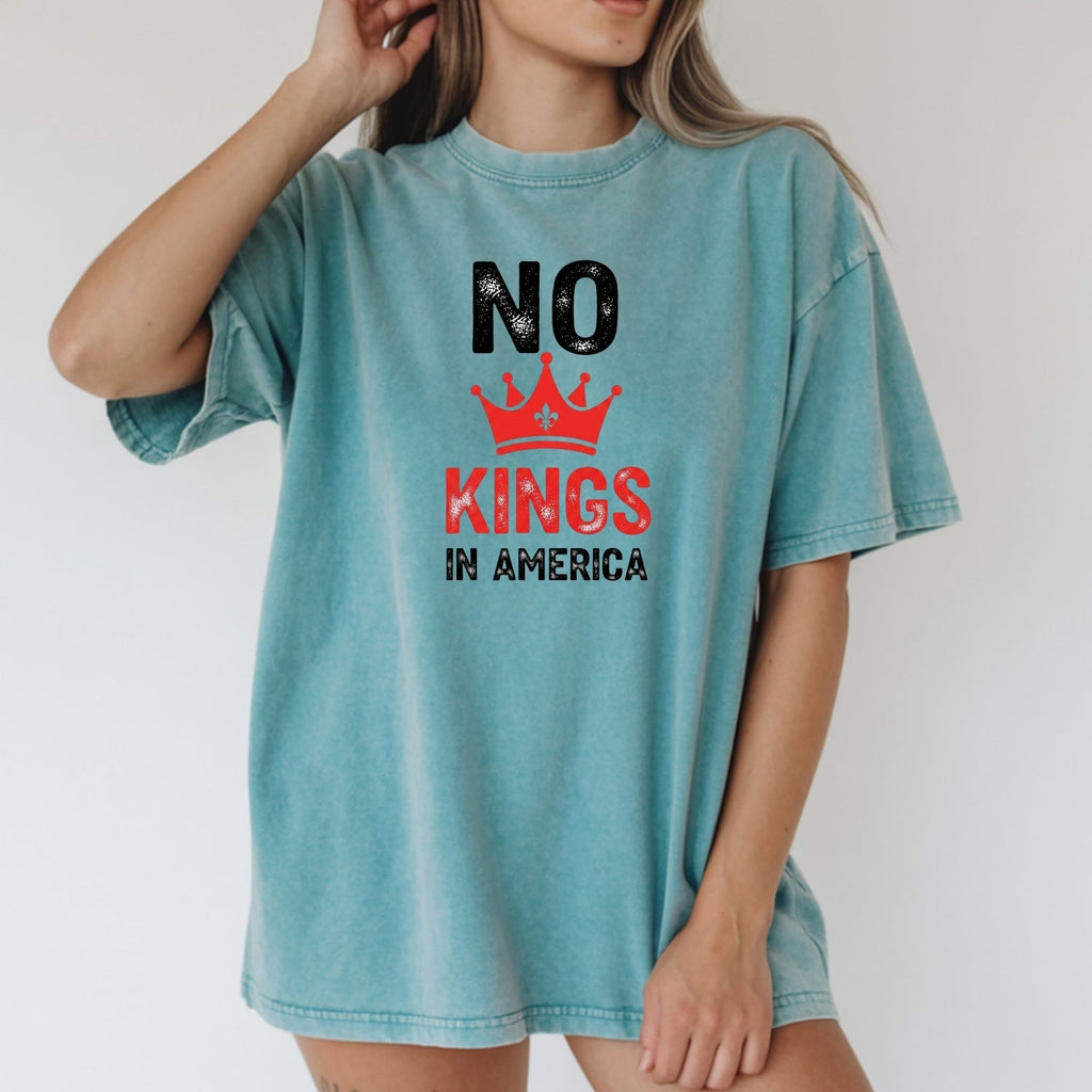 No Kings in America T-Shirt – Patriotic Democracy Tee – product image 16