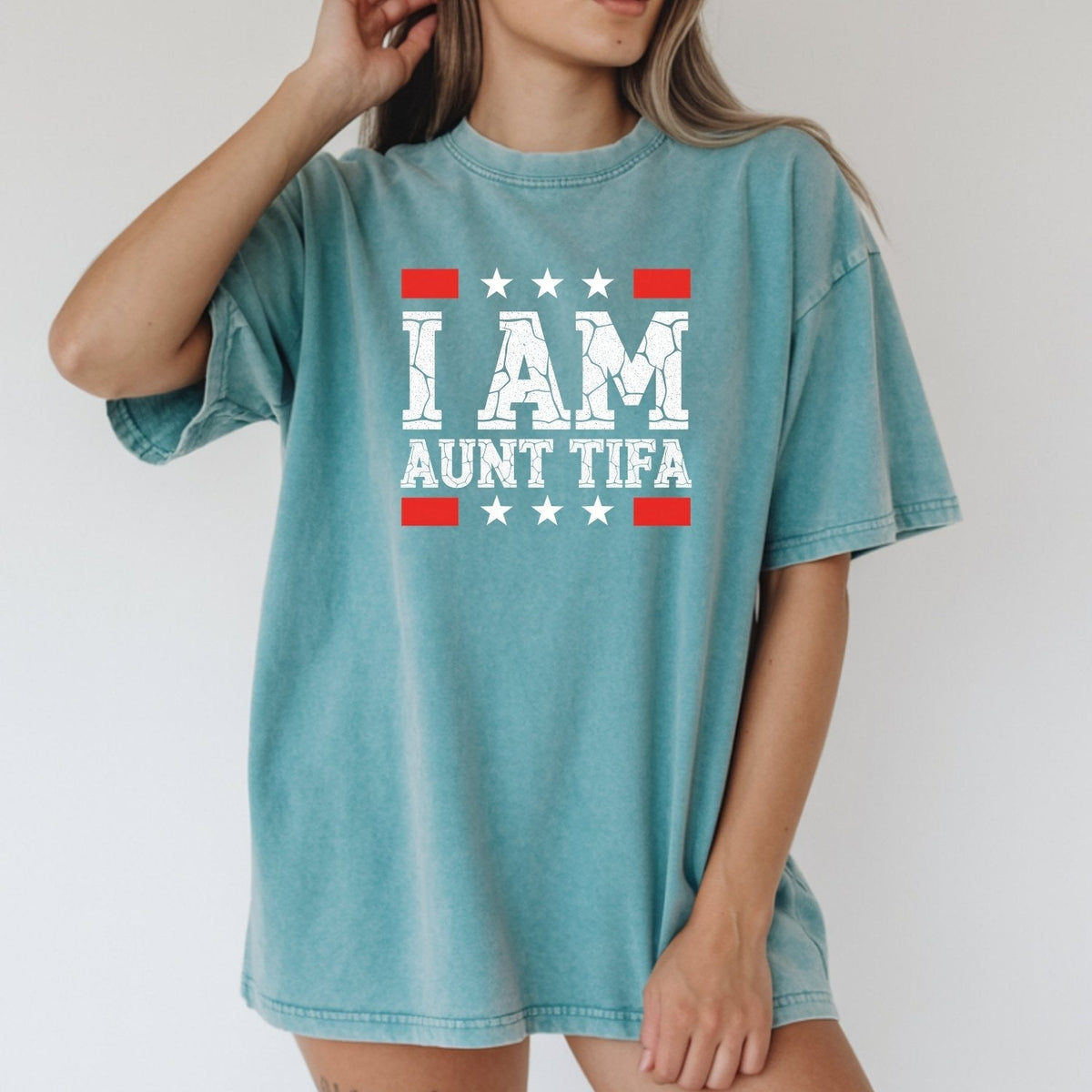 I Am Aunt Tifa Shirt – Funny Meme Graphic Tee for Aunts product image 13