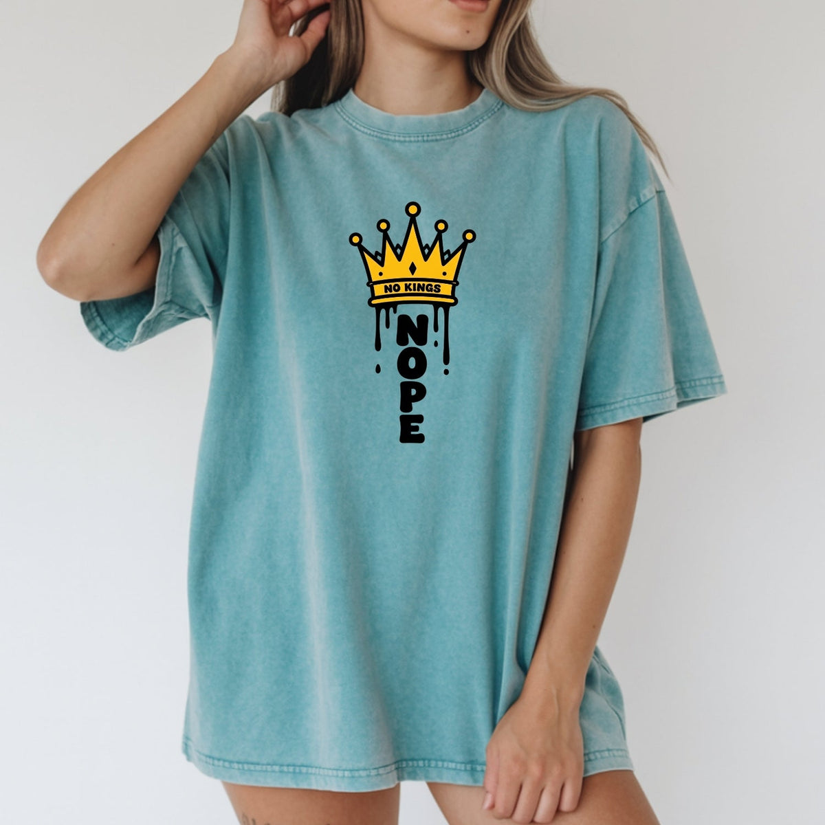 No Kings T-Shirt – Crown Graphic Tee, Patriotic Freedom product image 19