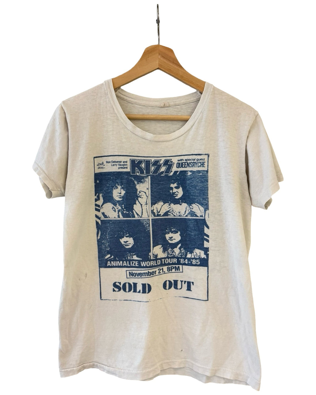 Vintage 1984 KISS Animalize World Tour Band Tee product image 1