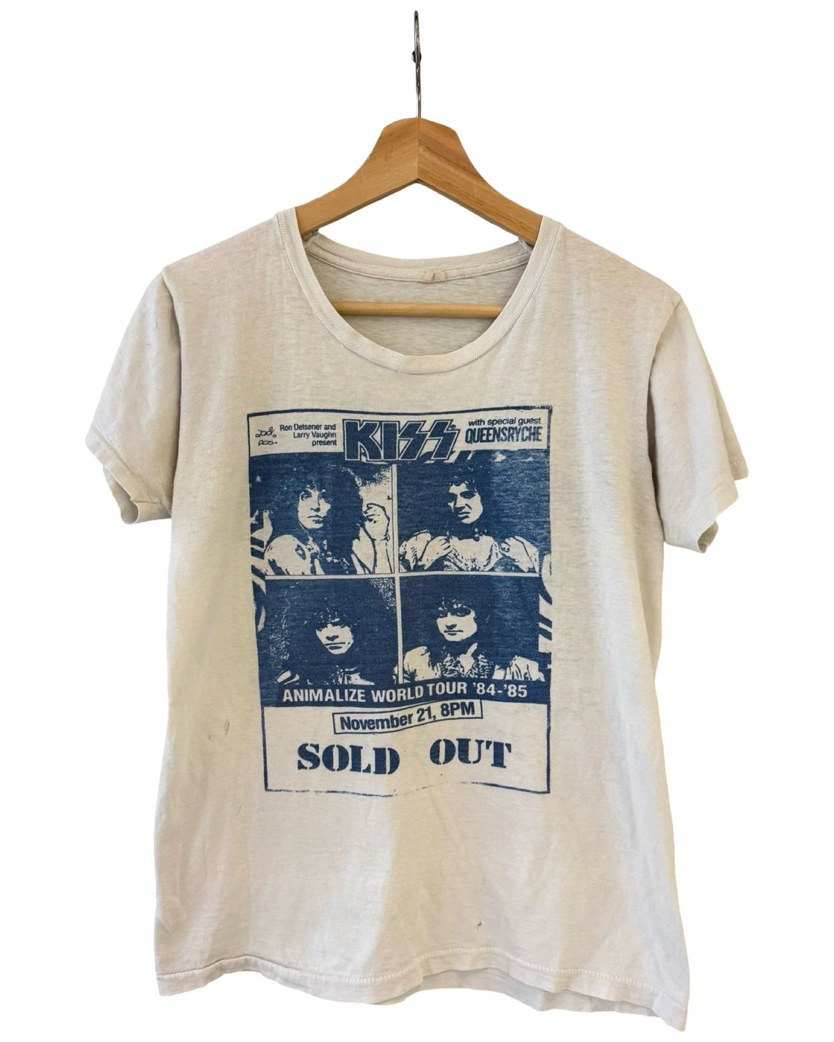 Vintage 1984 KISS Animalize World Tour Band Tee product image 1
