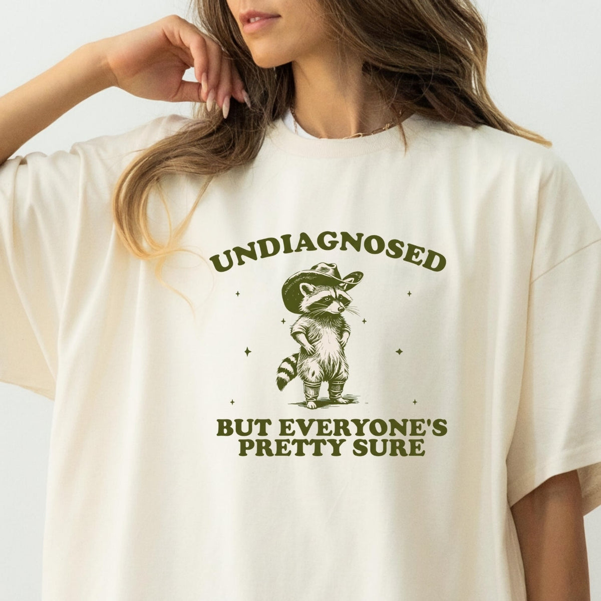 Undiagnosed but Everyone’s Pretty Sure T-Shirt – Funny product image 16