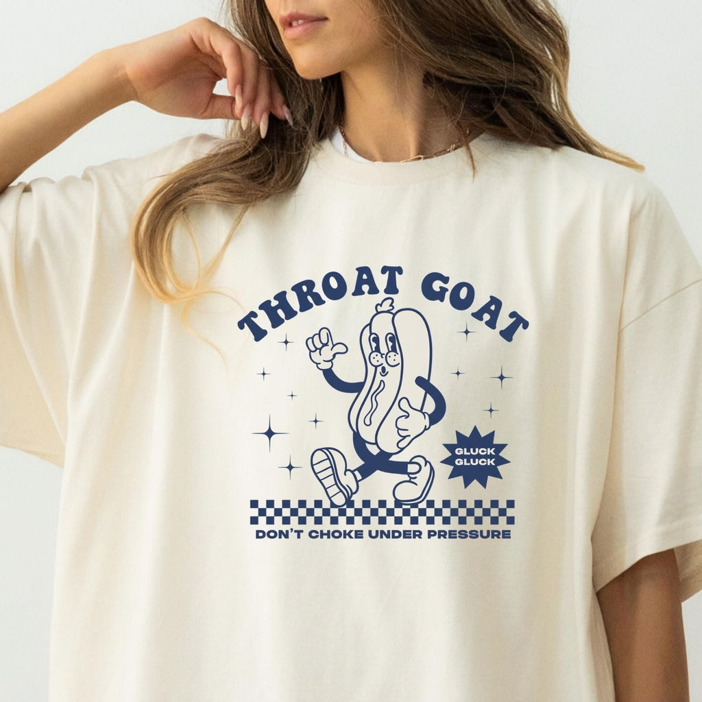 Funny Throat Goat Meme T-Shirt - Retro Inappropriate Shirt product image 17