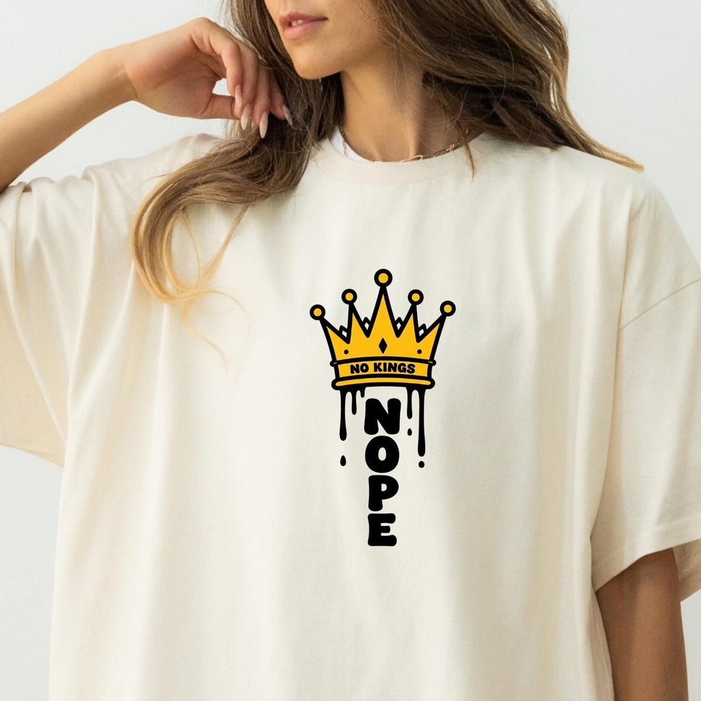 No Kings T-Shirt – Crown Graphic Tee, Patriotic Freedom product image 20