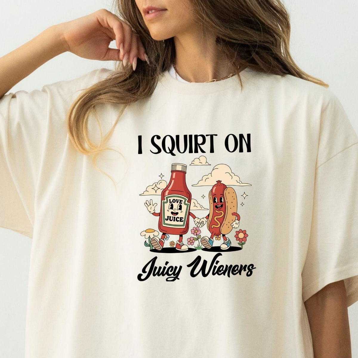 Funny Hot Dog T-Shirt - Retro Food Pun Tee - Inappropriate product image 18